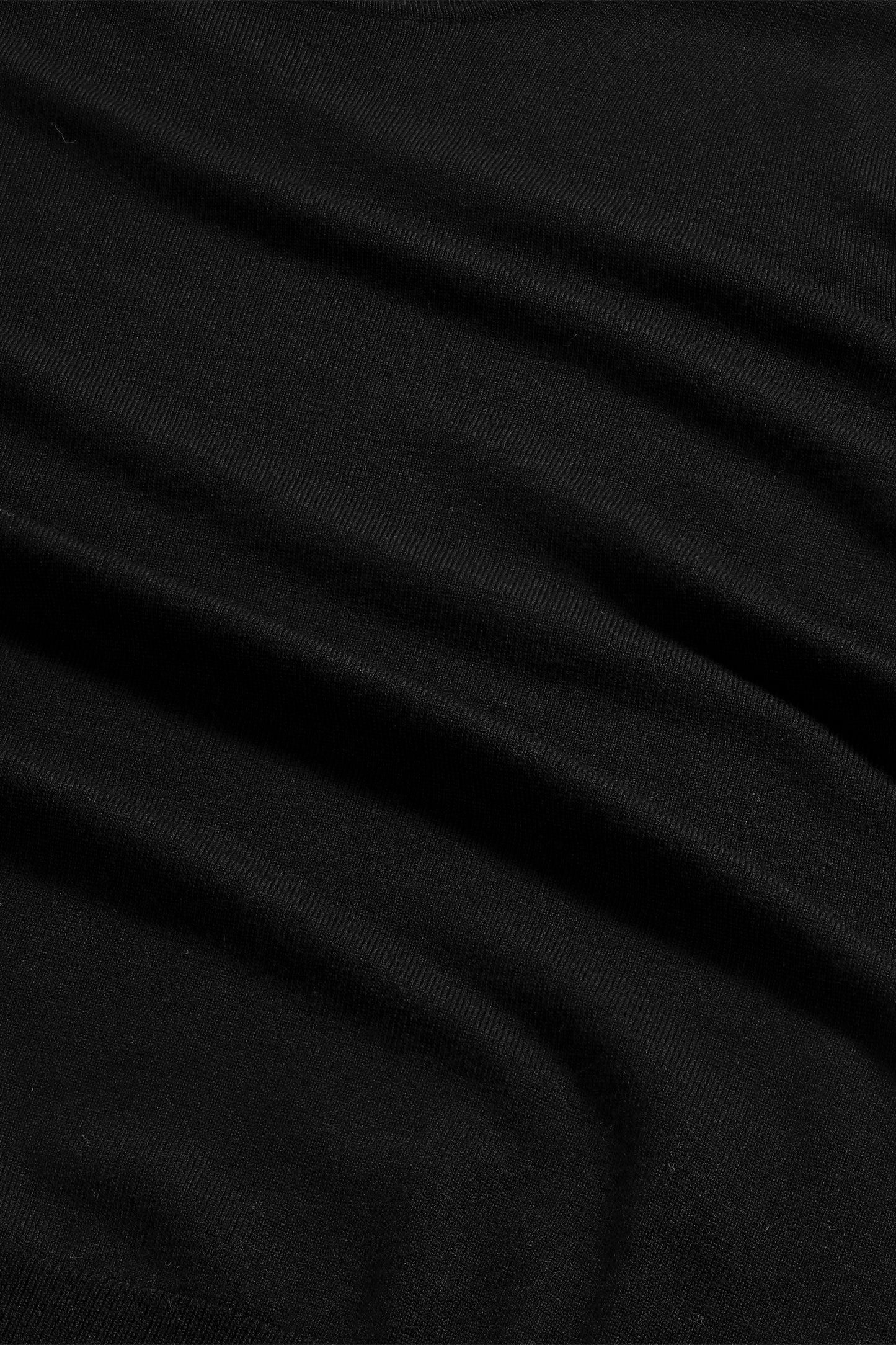 NN.07 Black Ted Lightweight Wool Knitted Sweatshirt