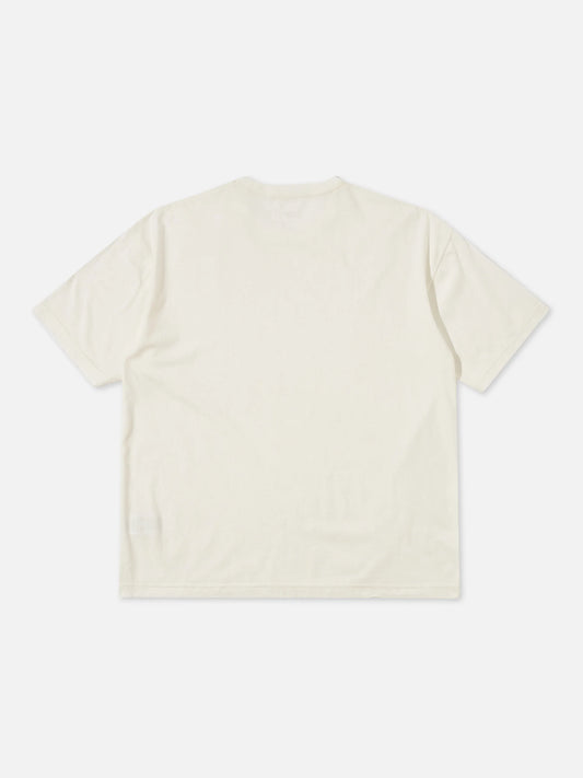 Universal Works Ecru Single Jersey Crew T-Shirt