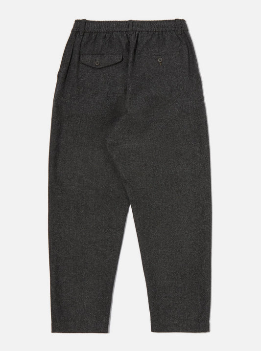 Universal Works Grey Anders Wool Upcycled Pleated Track Pant