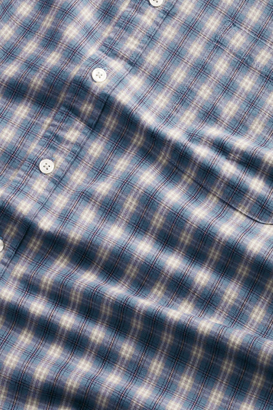 NN.07 Blue Check Deon Shirt
