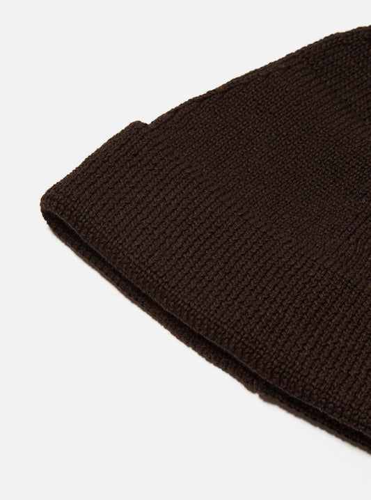 Universal Works Brown Merino Knit Watch Cap
