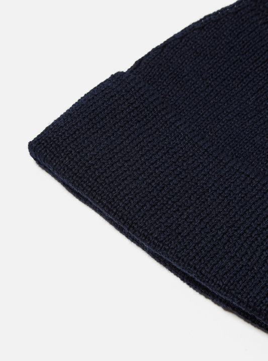 Universal Works Navy Merino Knit Watch Cap