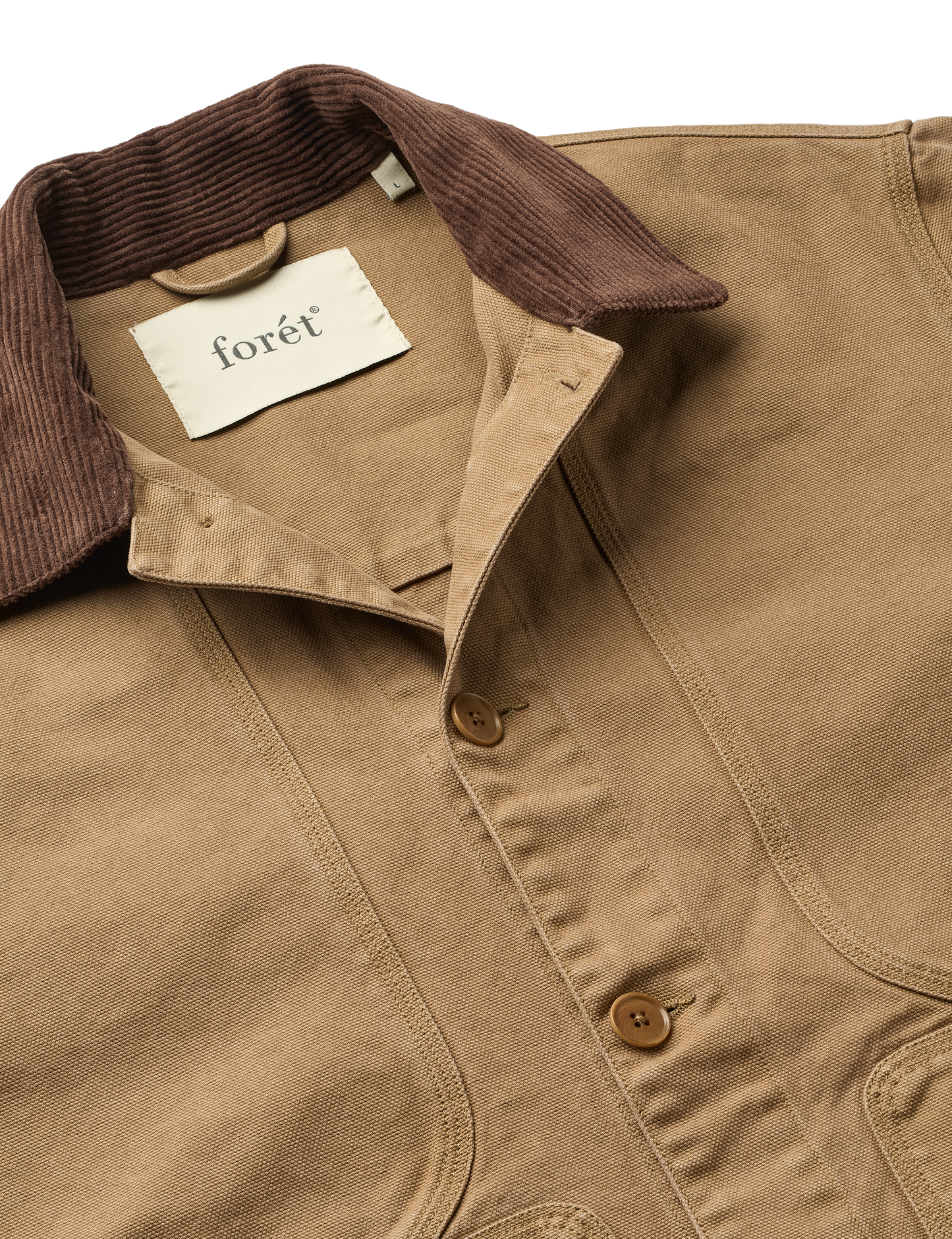 Forét Burnt Khaki Overshirt