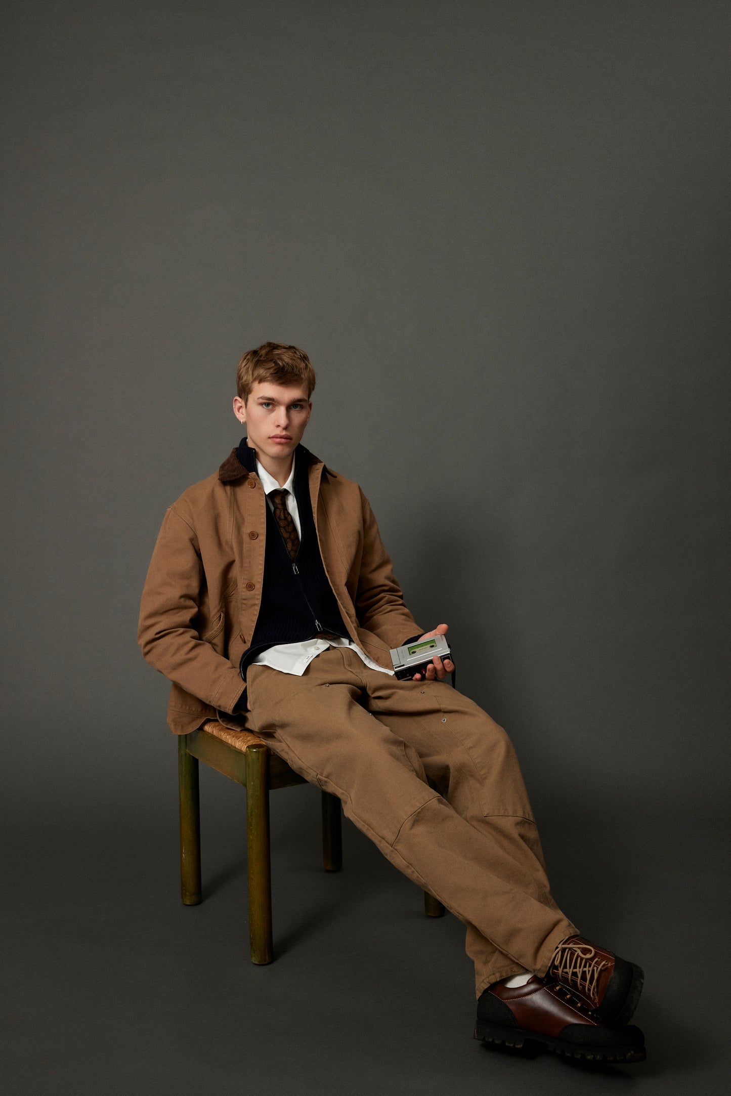 Forét Burnt Khaki Overshirt