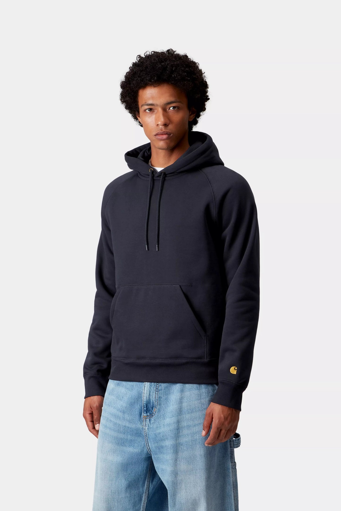 Carhartt WIP Navy Chase Hooded Sweatshirt