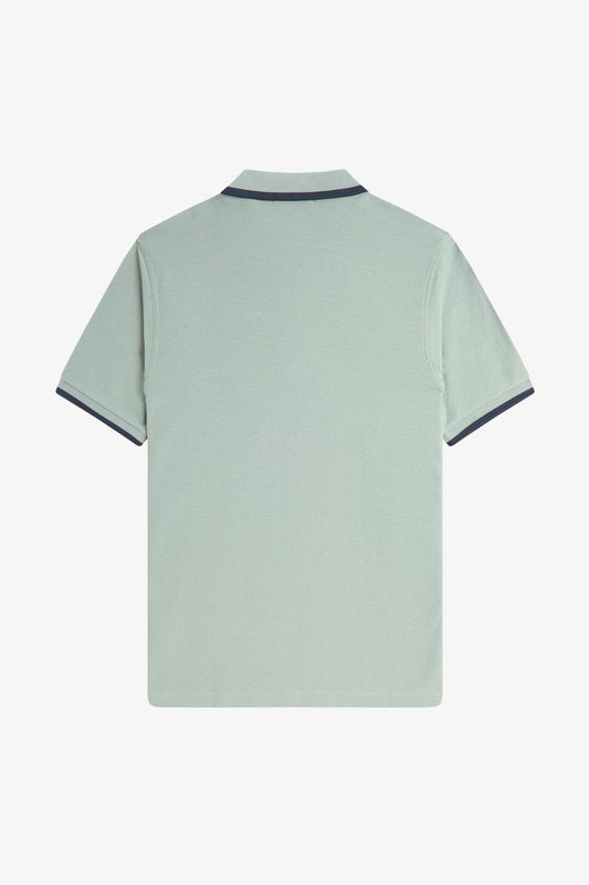 Fred Perry Bay Leaf Crepe Pique Polo Shirt