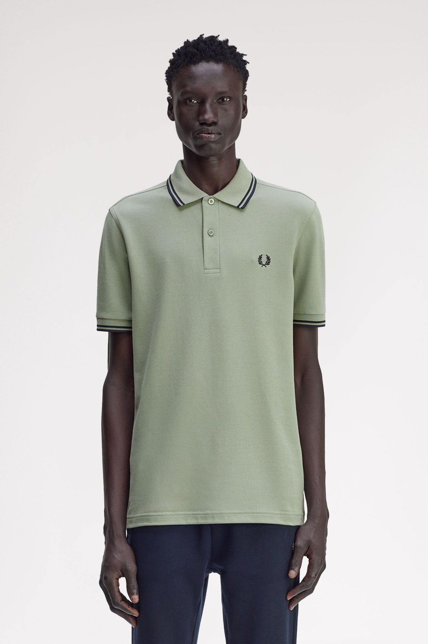 Fred Perry Bay Leaf Twin Tipped Polo