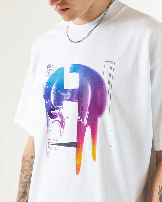 Hidden Hideout White Chrome T-Shirt