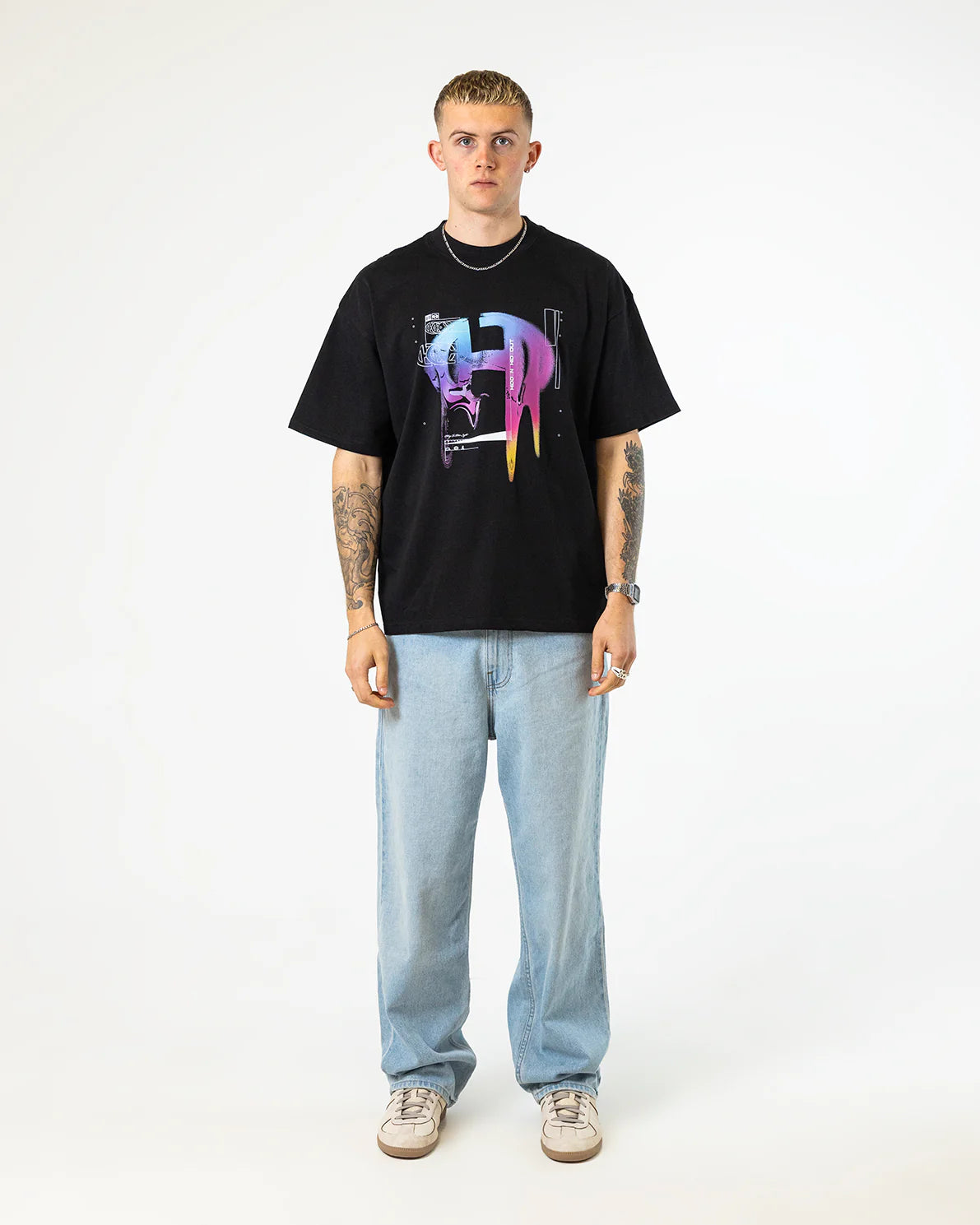 Hidden Hideout Black Chrome T-Shirt