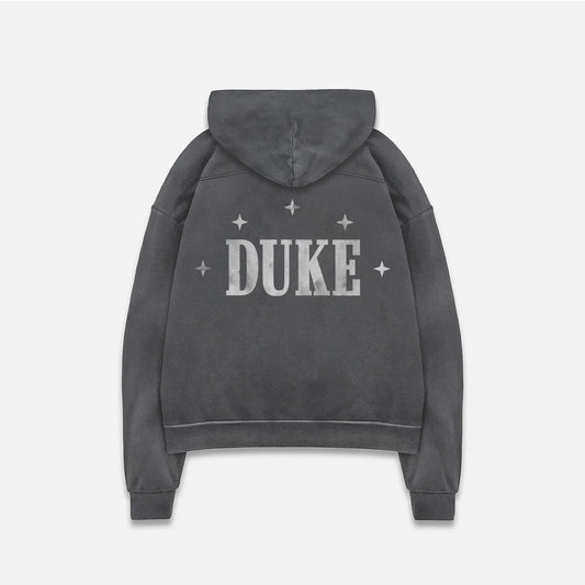 Duke + Dexter Washed Black Duke Plus Hoodie