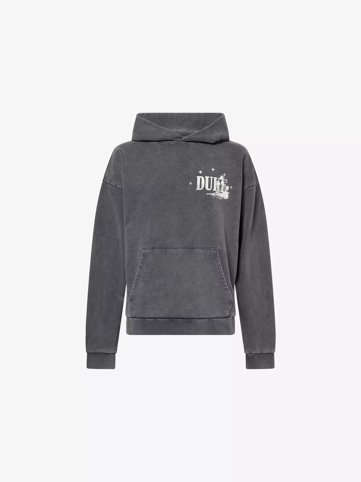 Duke + Dexter Washed Grey Poolside Story Hoodie
