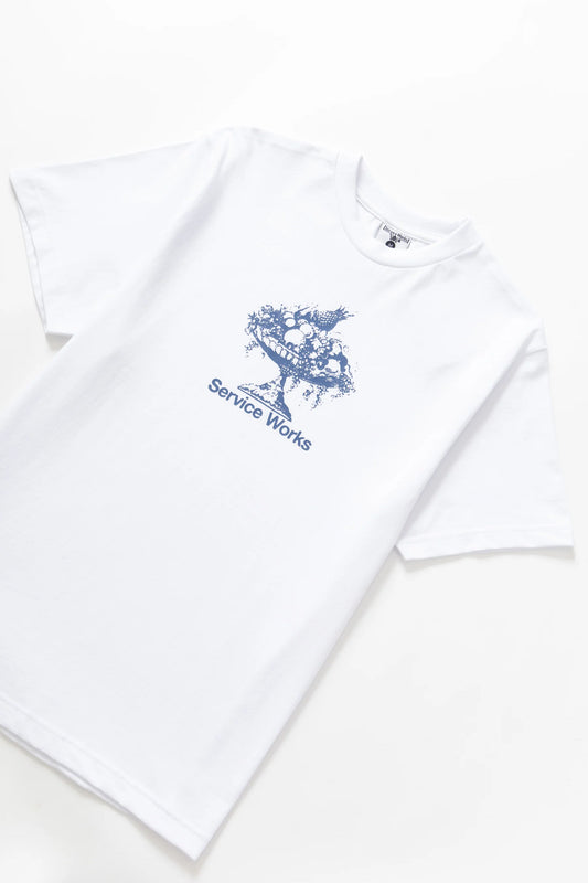 Service Works White Fruit Bowl T-Shirt