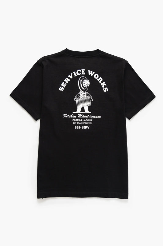 Service Works Black Maintenance T-Shirt