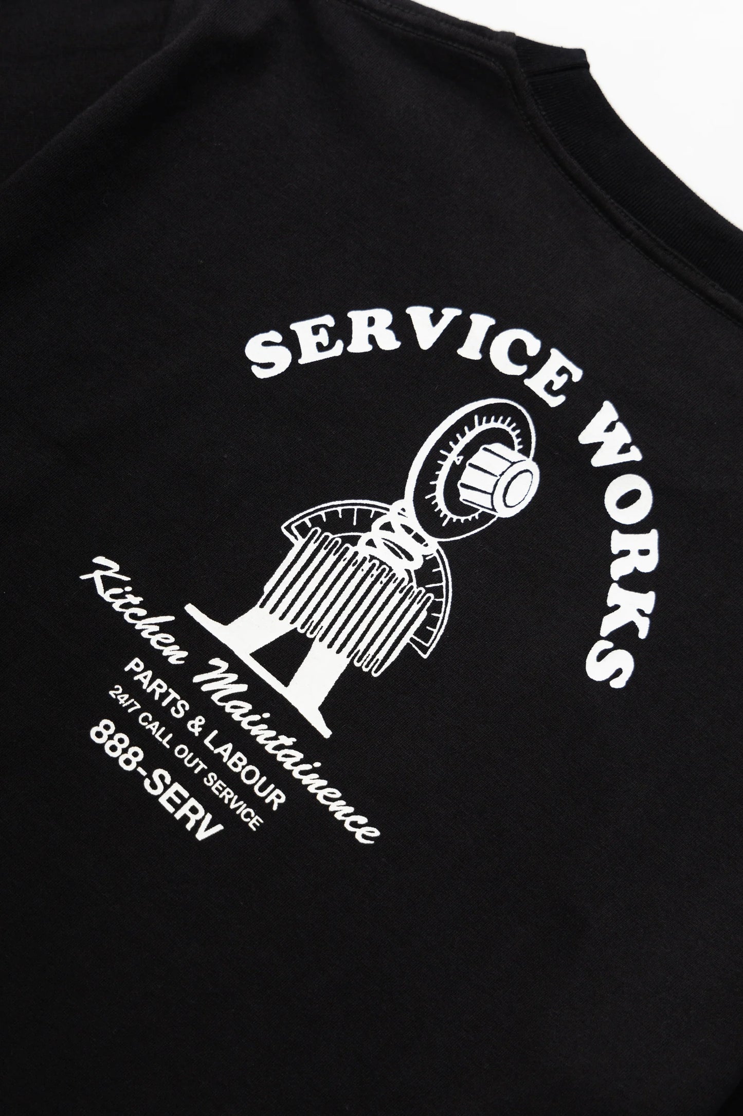 Service Works Black Maintenance T-Shirt