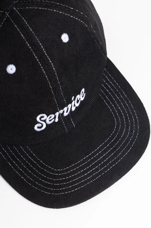 Service Works Script Black Cord Cap