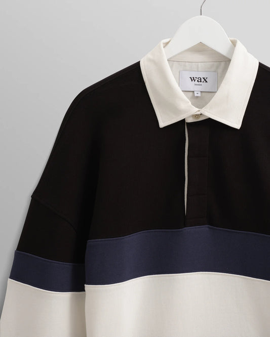 Wax London Black Bow Rugby Shirt