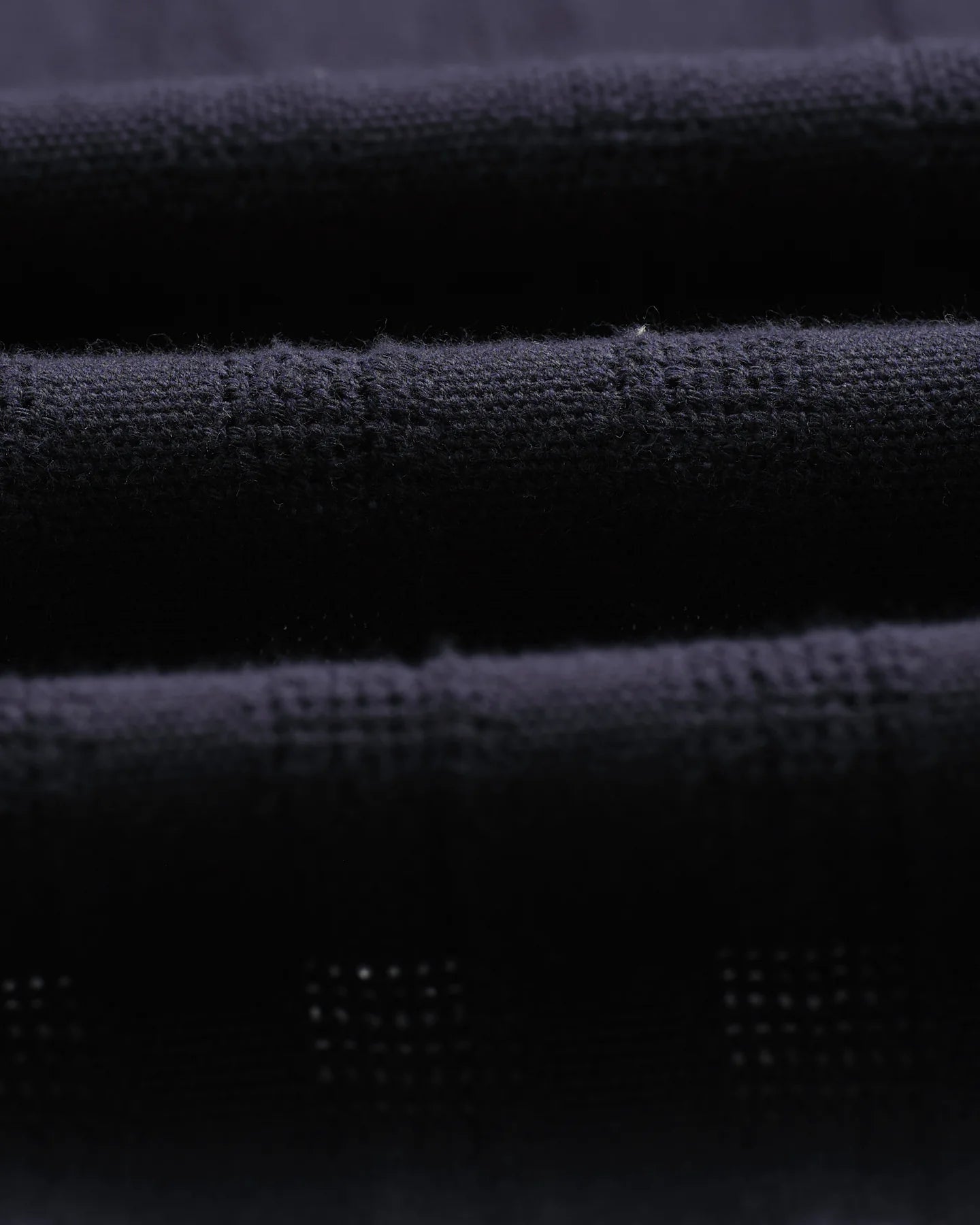 Wax London Navy Didcot Open Weave Cotton Short-Sleeve Shirt