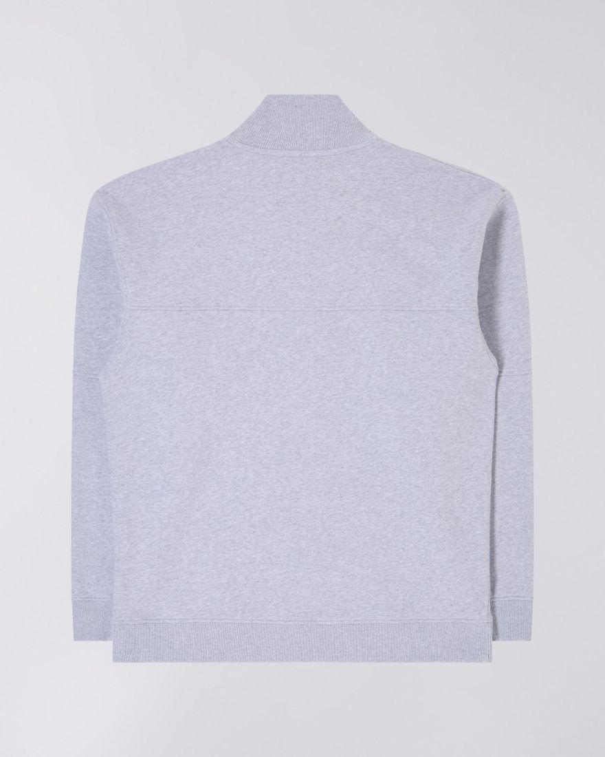 EDWIN Grey Kofji Half Zip Sweatshirt