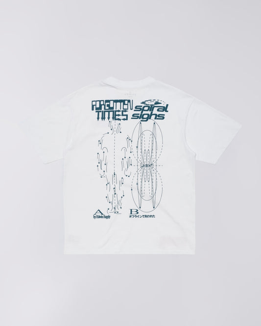 EDWIN White Spiral Sighs T-Shirt