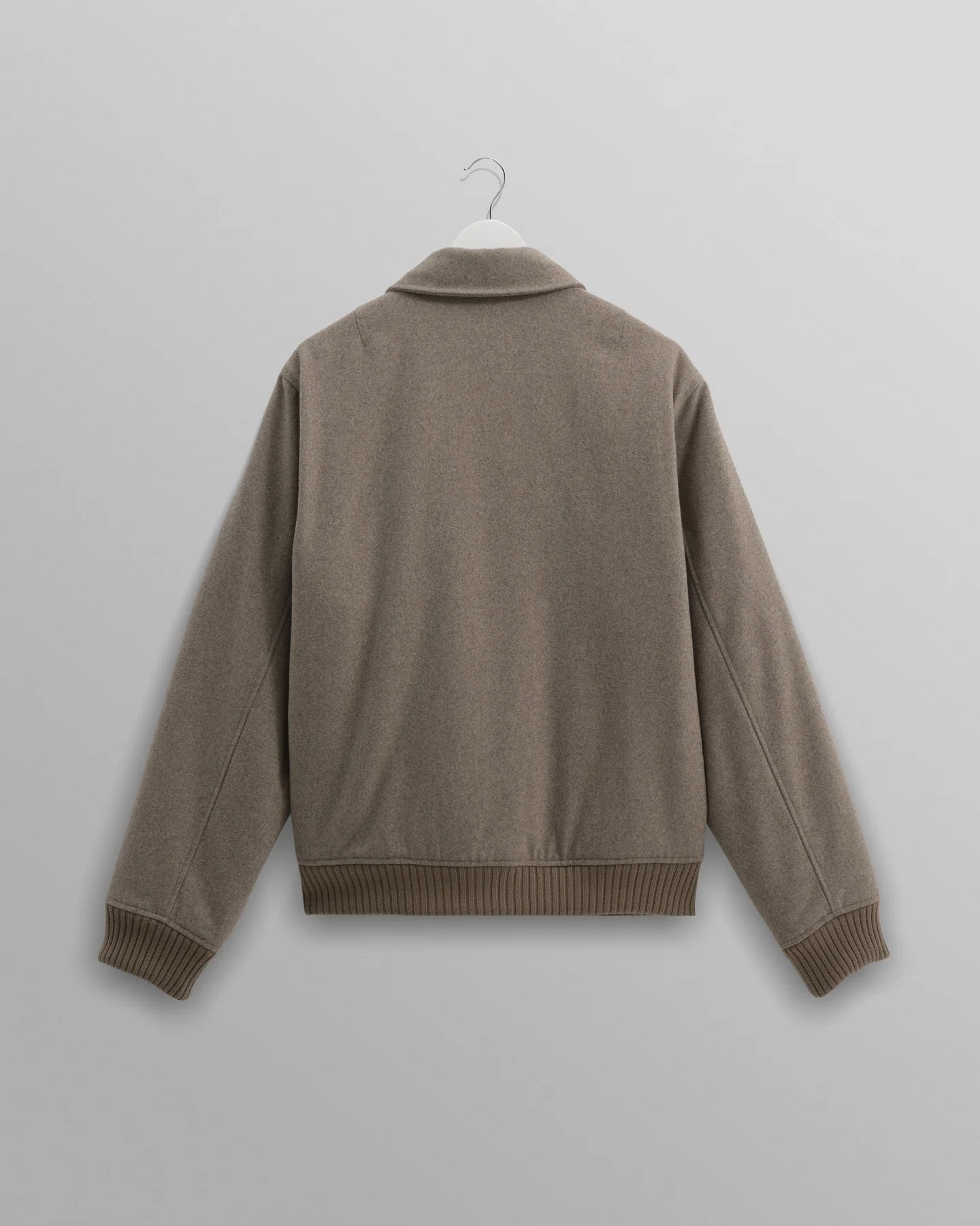 Wax London Green Wool Knoll Jacket