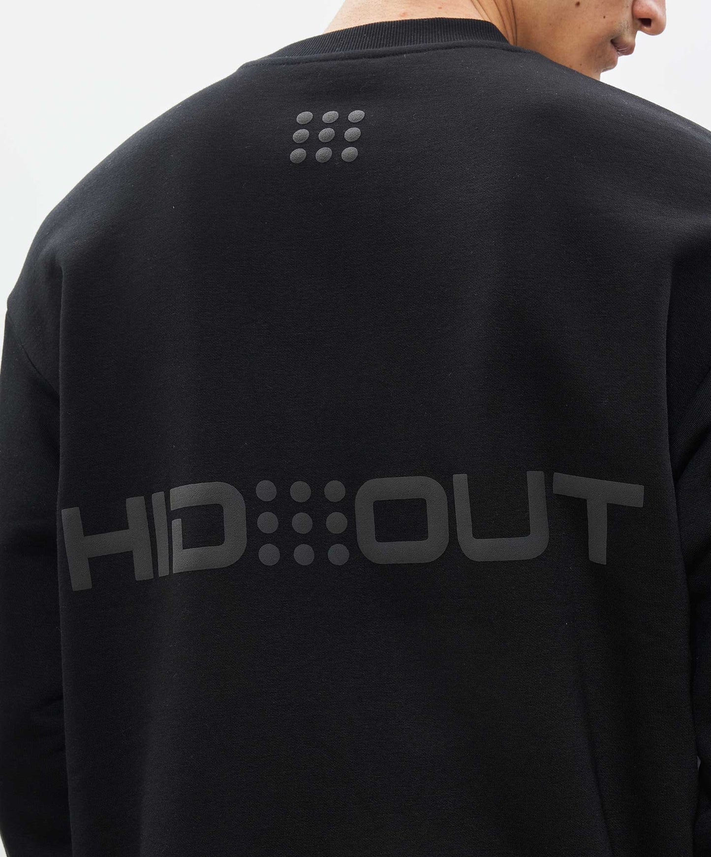Hidden Hideout Black Large Logo Sweat