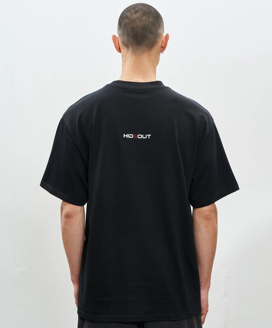 Hidden Hideout Black Oval Tee