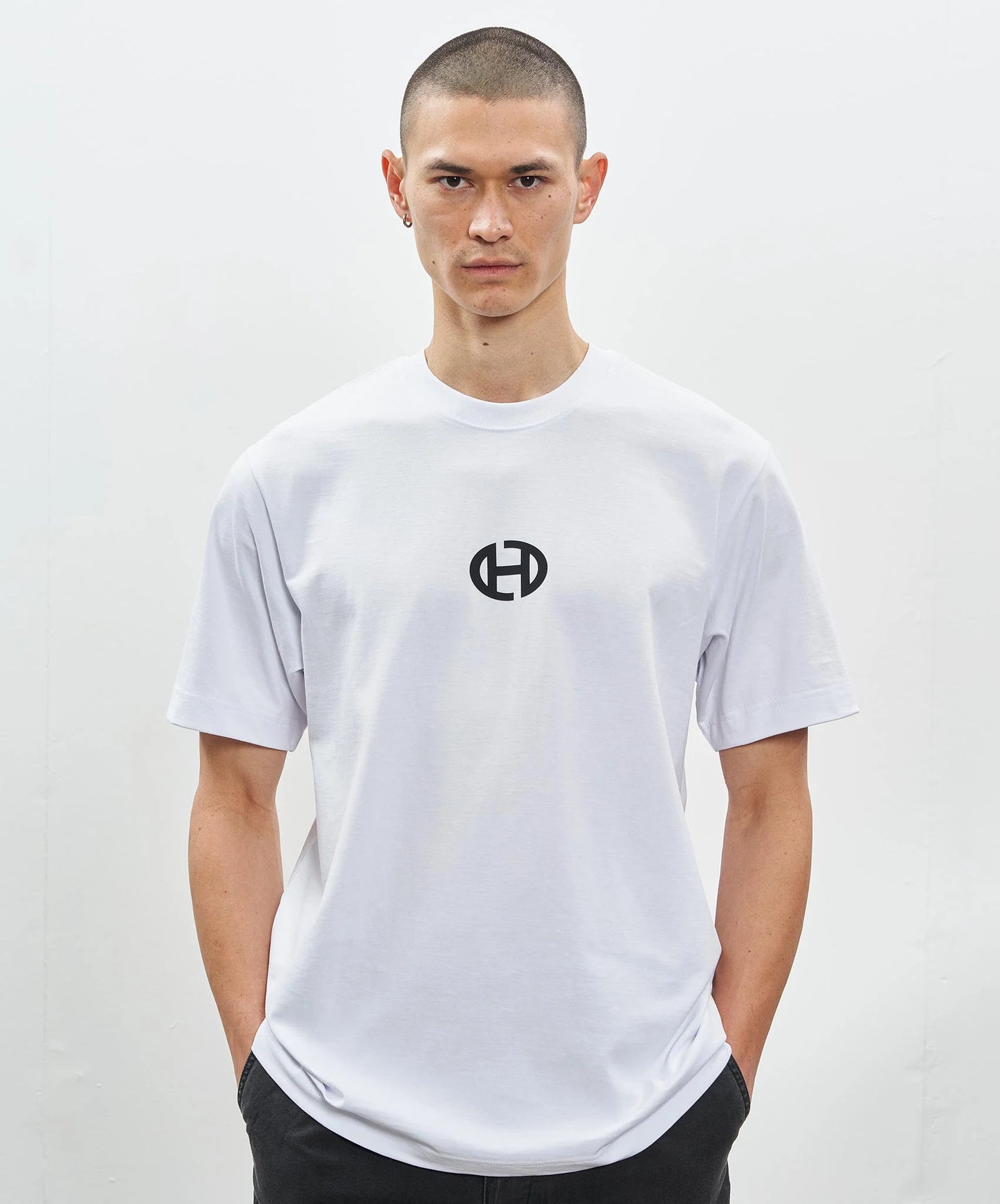 Hidden Hideout White Oval Tee