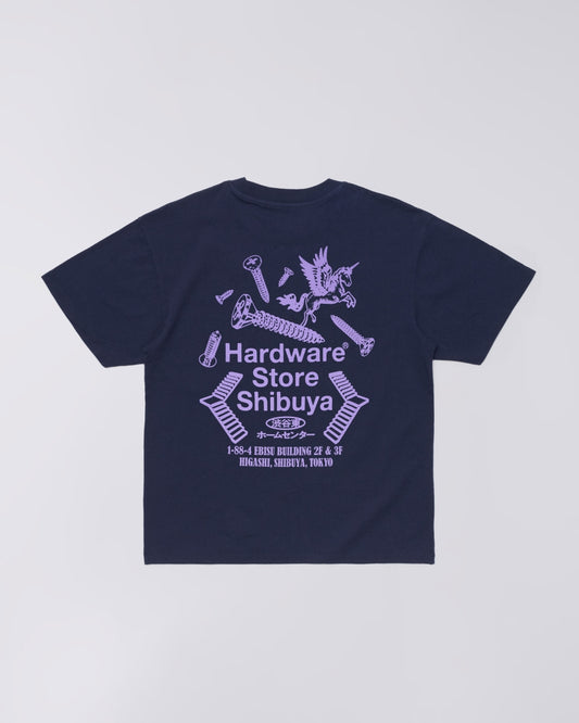 EDWIN Navy Hardwear Store T-Shirt