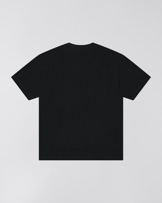 EDWIN Black Oversized Basic T-Shirt