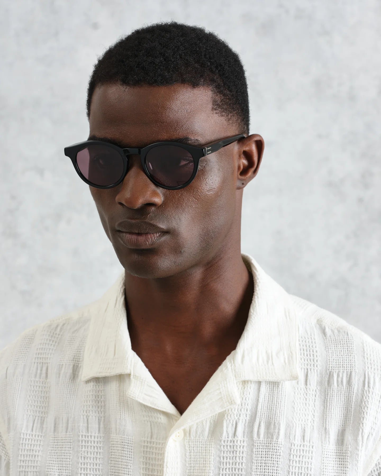 Wax London Black Fulham Sunglasses