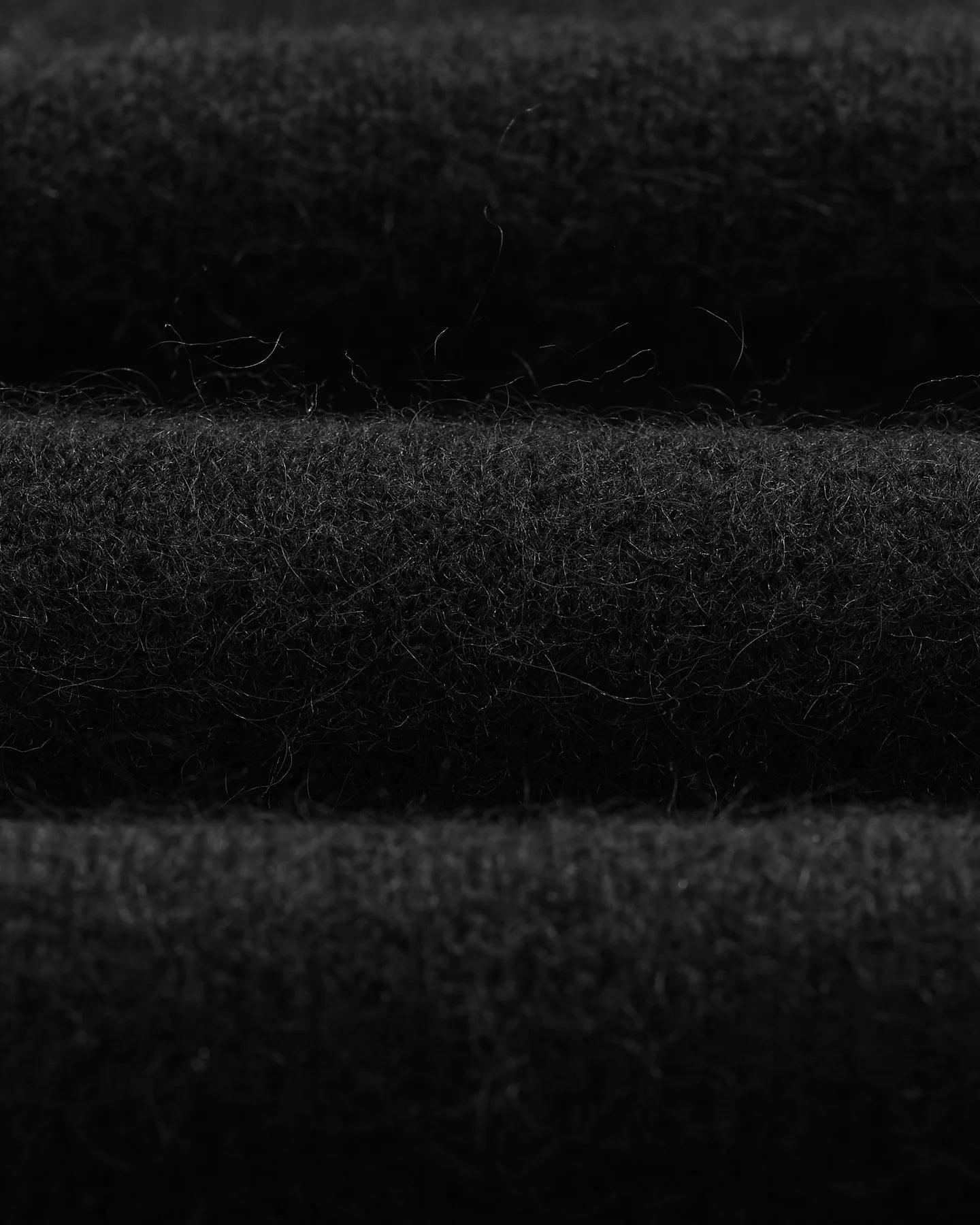 Wax London Black Fluffy Wilde Wool Sweatshirt