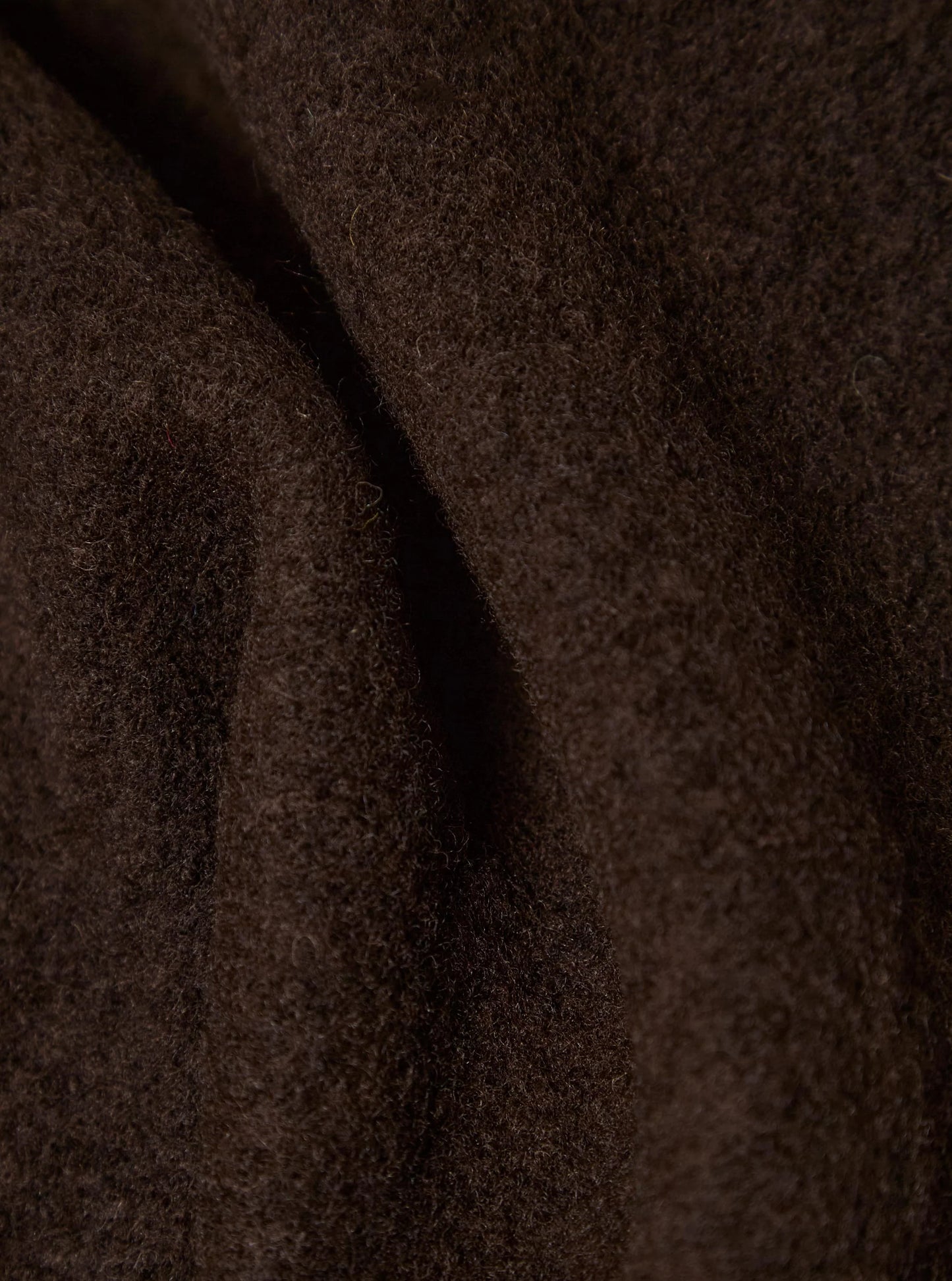 Universal Works Brown Wool Fleece Field Jacket
