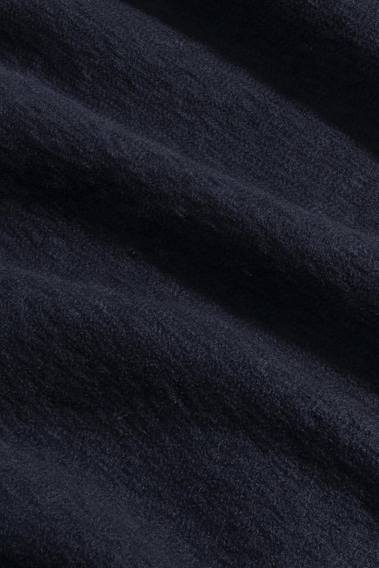 NN.07 Navy Jonas Boiled wool Overshirt