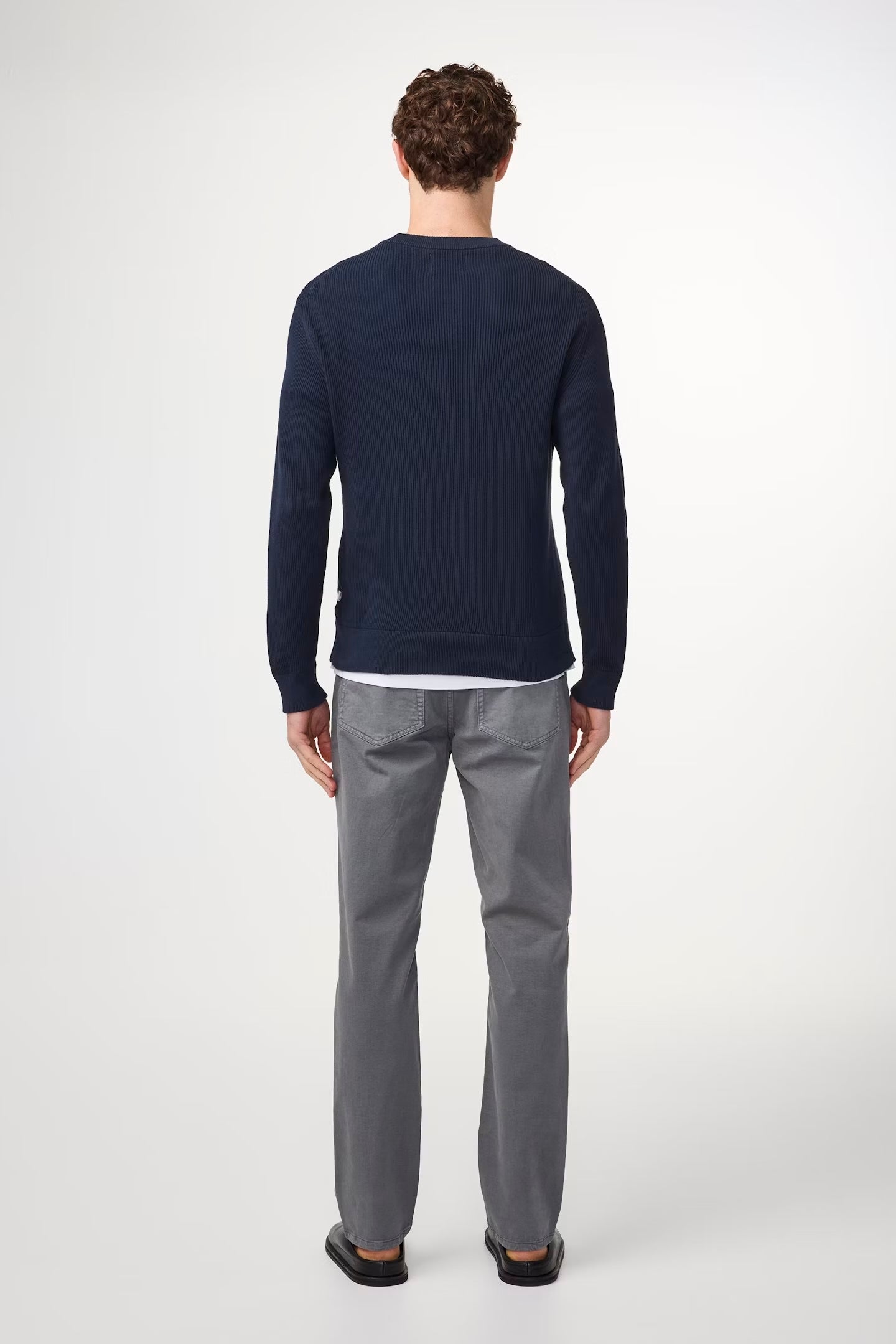 NN07 Navy Kevin Organic Cotton Sweatshirt