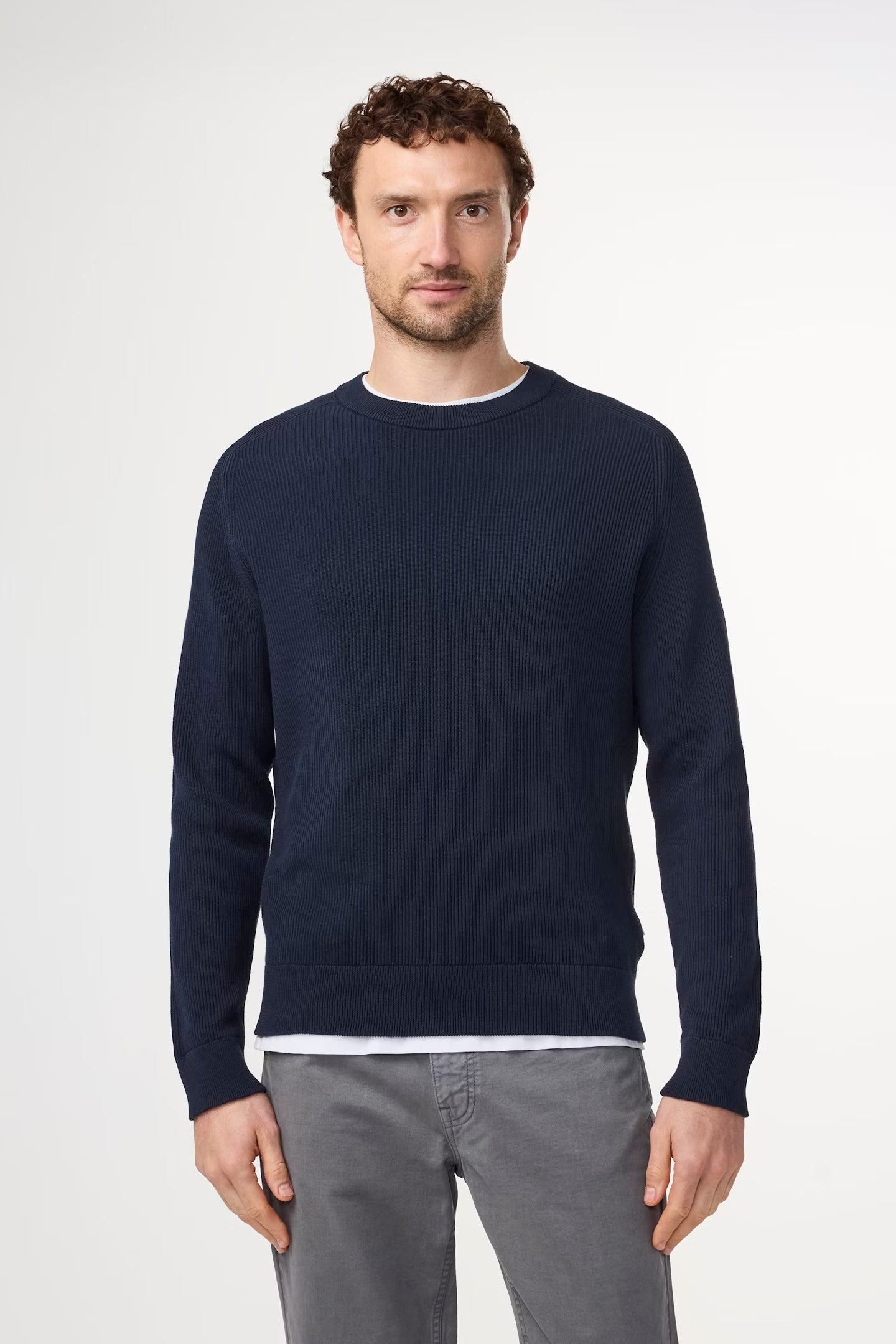 NN07 Navy Kevin Organic Cotton Sweatshirt