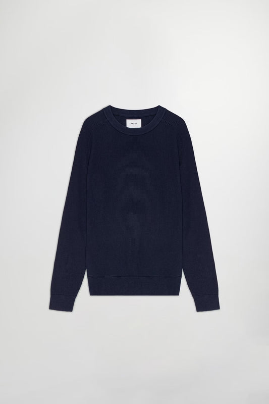 NN07 Navy Kevin Organic Cotton Sweatshirt