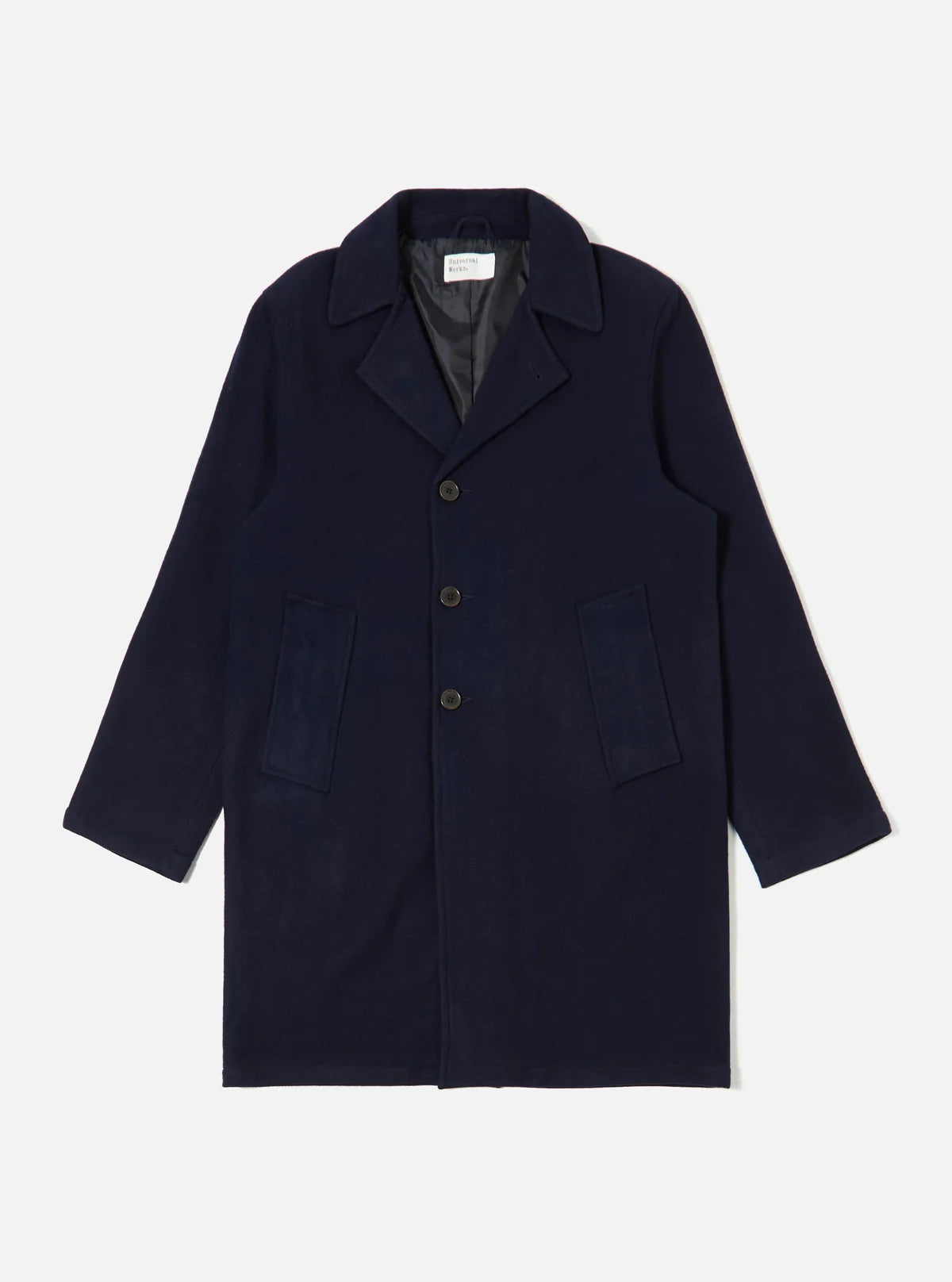 Universal Works Navy Mowbray Manhatten Coat