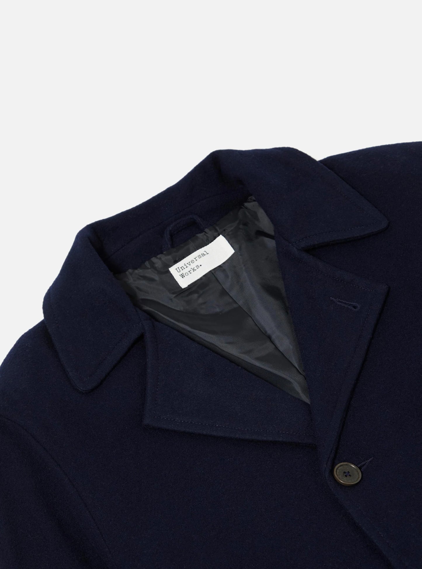 Universal Works Navy Mowbray Manhatten Coat