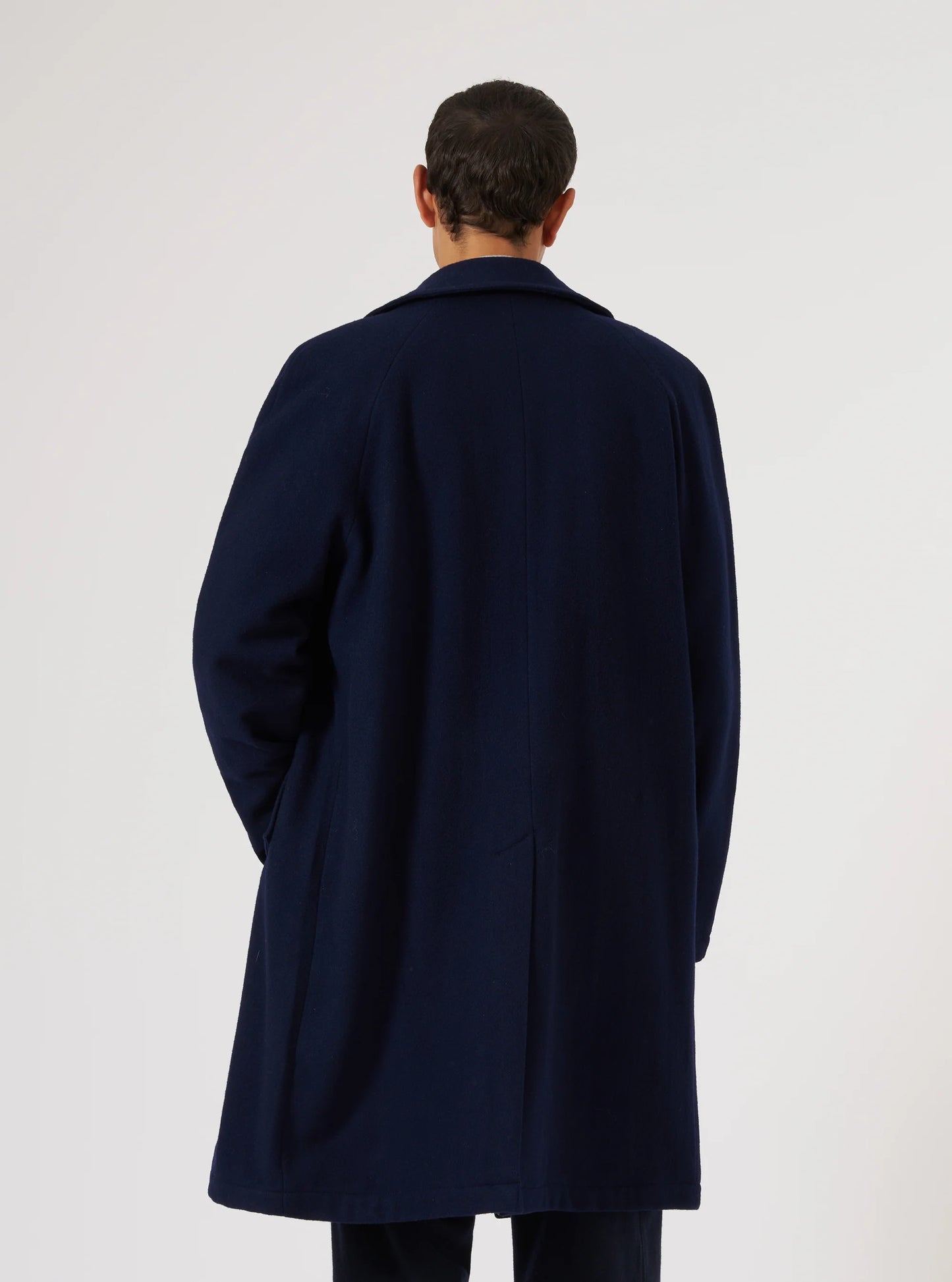 Universal Works Navy Mowbray Manhatten Coat