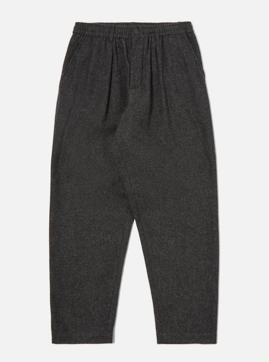 Universal Works Grey Anders Wool Upcycled Pleated Track Pant