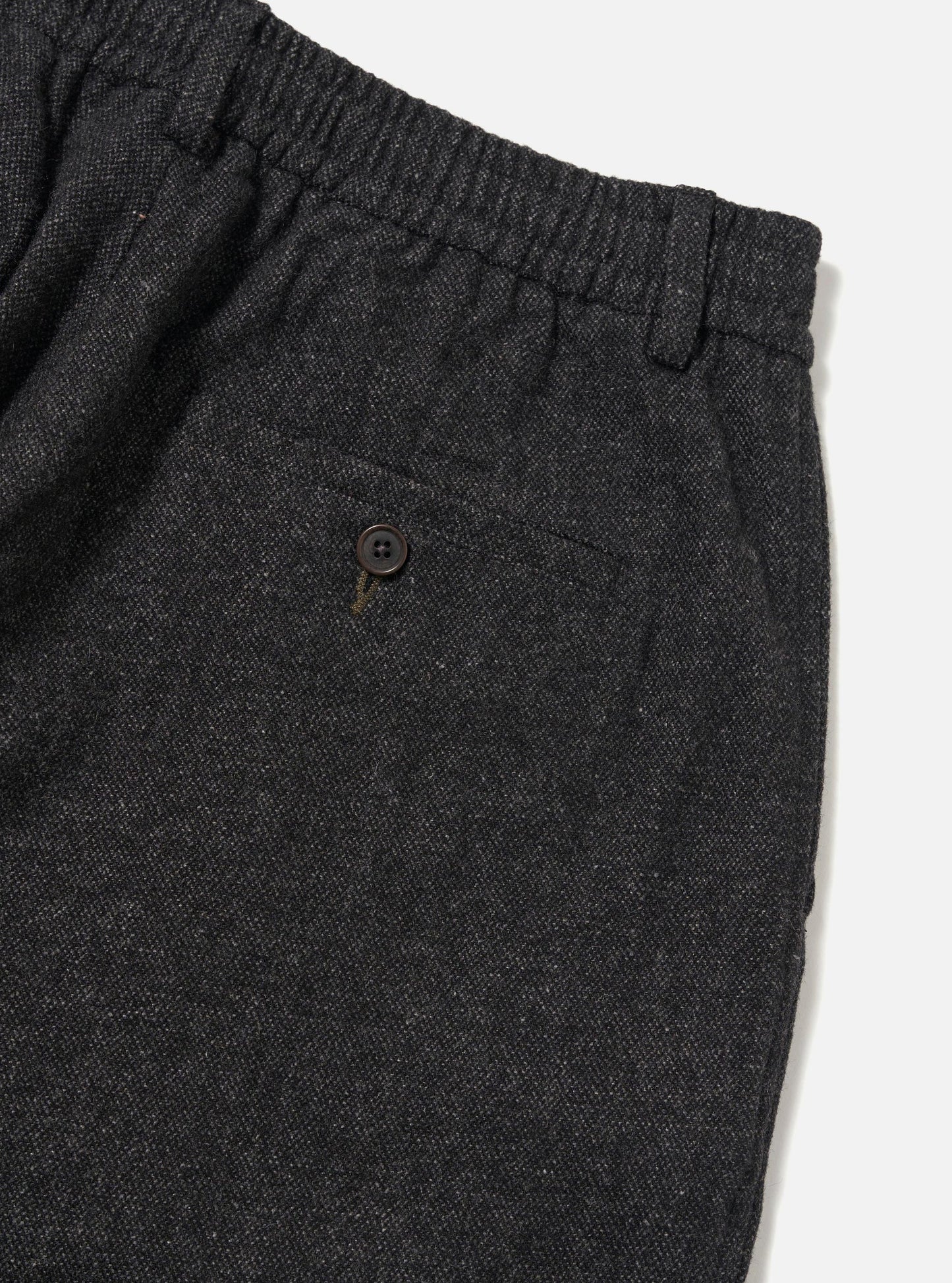 Universal Works Grey Anders Wool Upcycled Pleated Track Pant