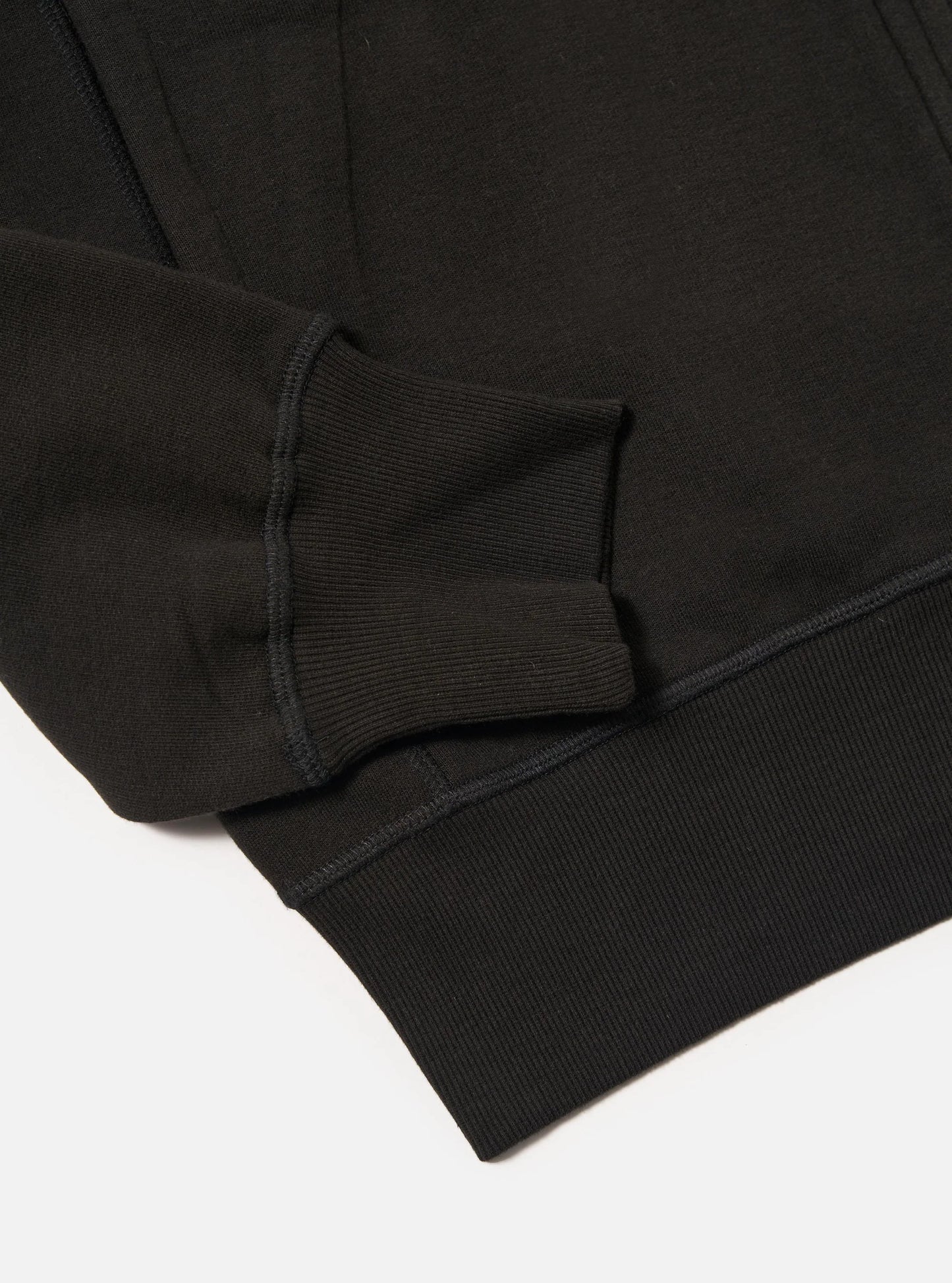 Universal Works Black Brush Back Sweat New York Hoodie