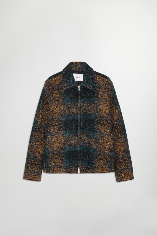 NN.07 Multi Blue Gael Jacquard Jacket
