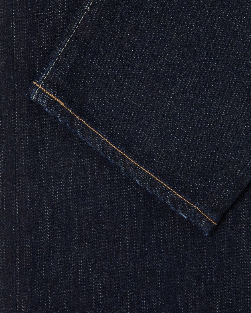 EDWIN Blue Rinsed Tapered Jeans