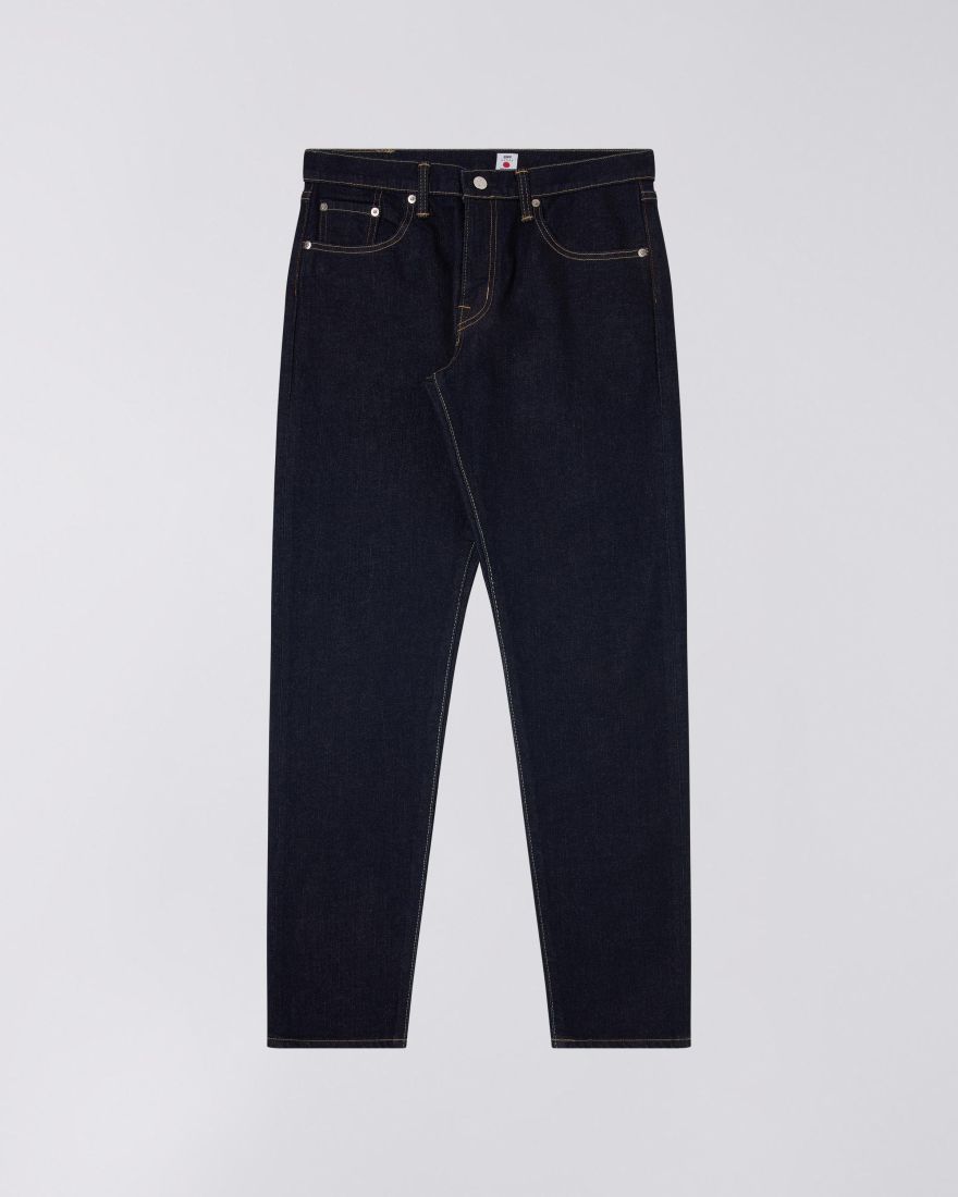 EDWIN Blue Rinsed Tapered Jeans