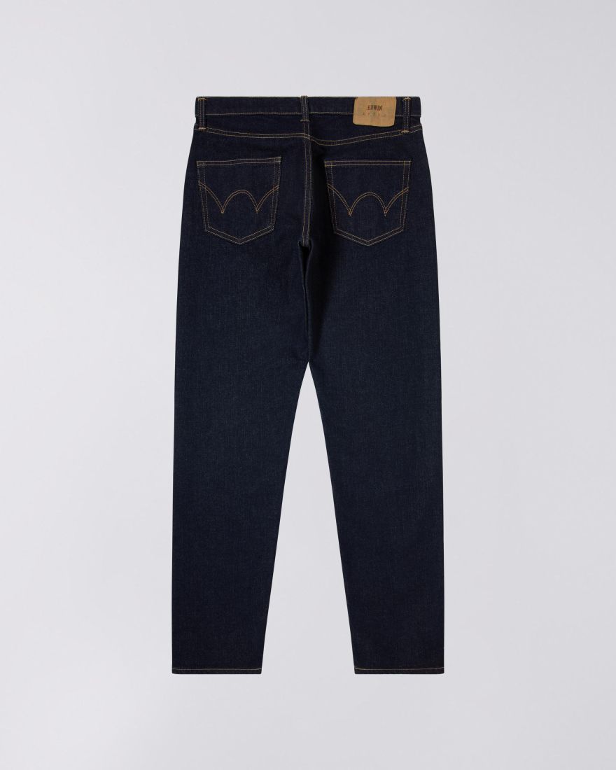 EDWIN Blue Rinsed Tapered Jeans