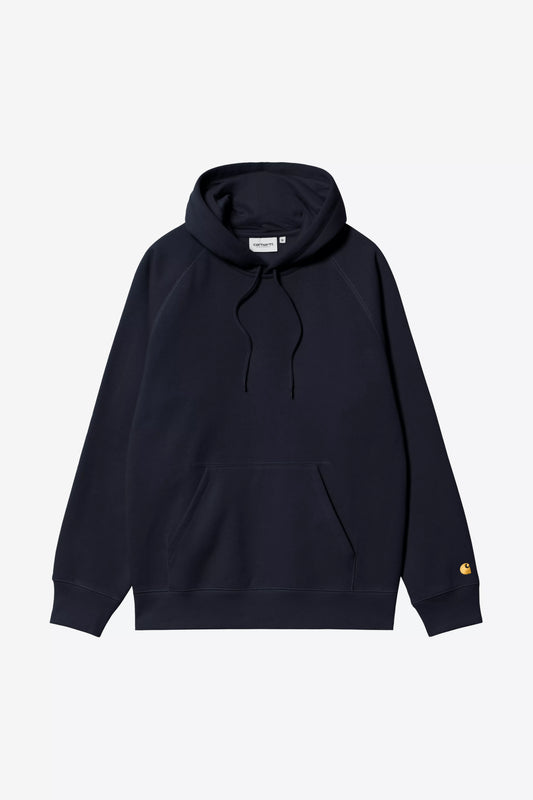Carhartt WIP Navy Chase Hooded Sweatshirt