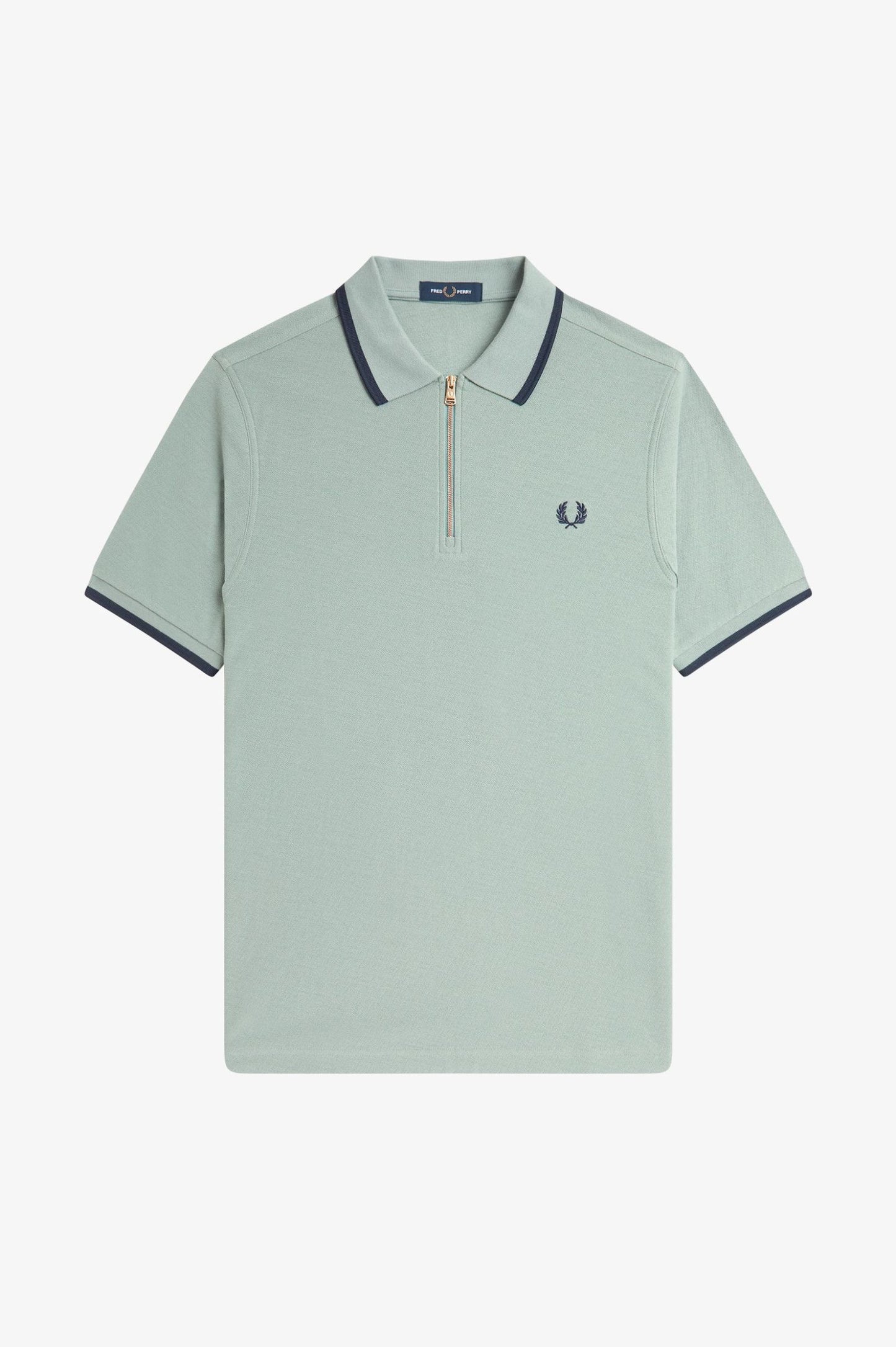 Fred Perry Bay Leaf Crepe Pique Polo Shirt