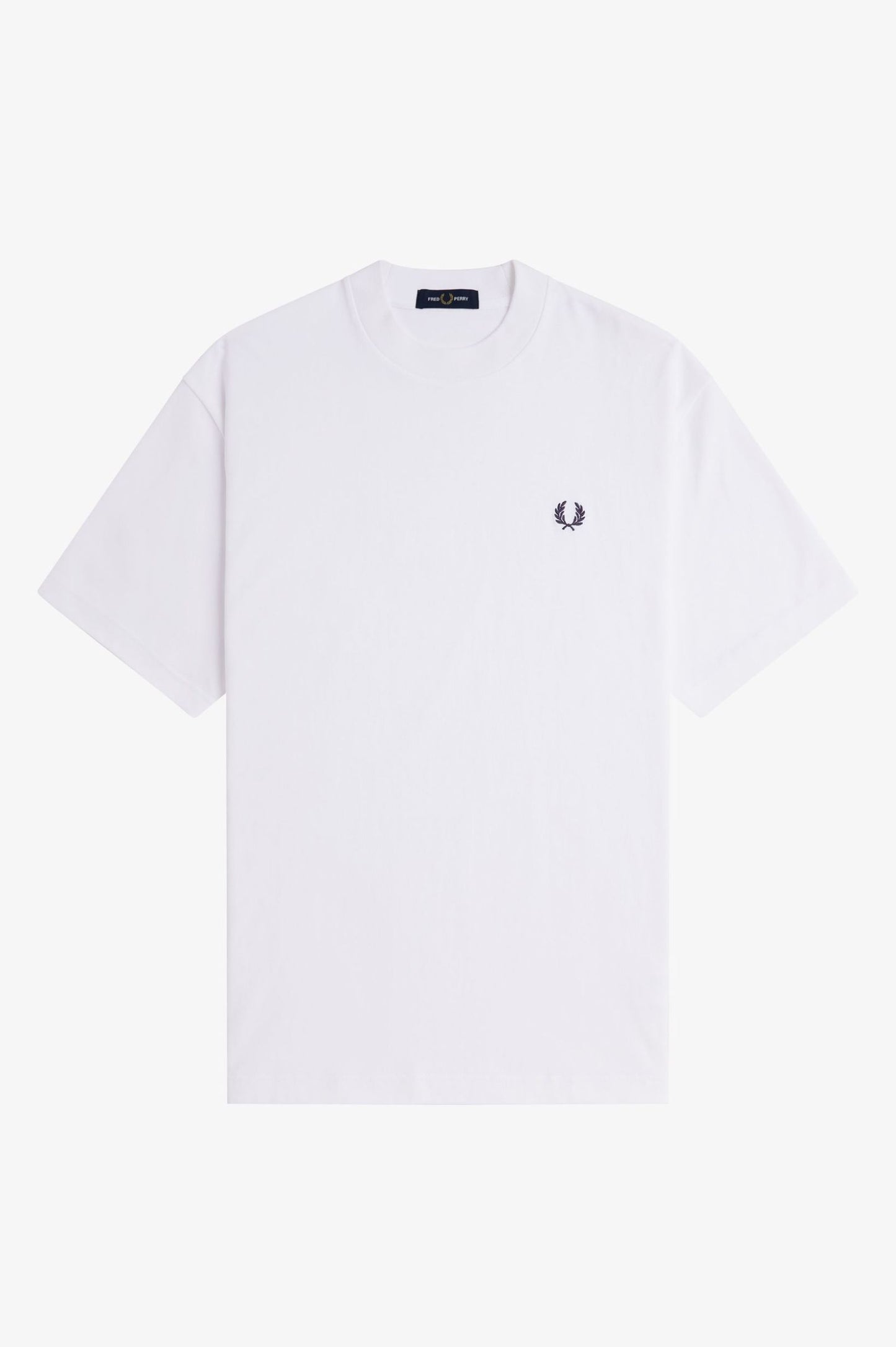 Fred Perry White Relaxed Fit T-Shirt