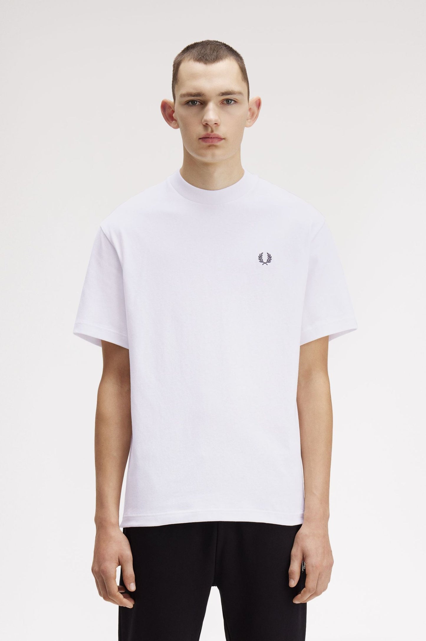 Fred Perry White Relaxed Fit T-Shirt